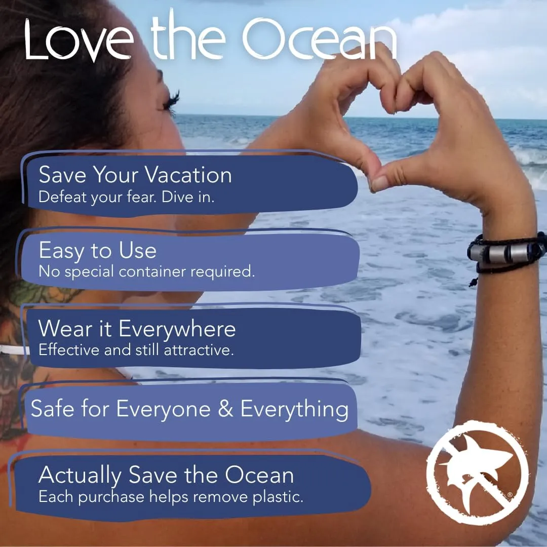 Shark OFF® Proven Shark Repellent Bracelet Jewelry | The Rio | Deter Sharks with Science Backed Shark Repellent | Swimming, Surfing, Diving, Snorkeling and All Ocean Activities