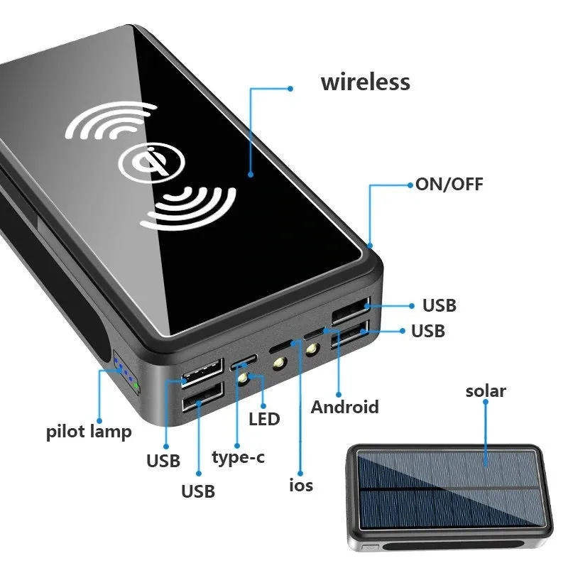 SHAWNEE - 30 000mAh Solar Power Bank