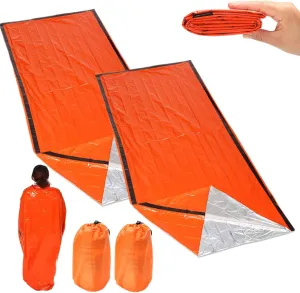 Sierra Madre Emergency Sleeping Bag, Sierra Madre Sleeping Bags for Survival, Windproof, Waterproof & Thermal, Portable Thermal Sleeping Bag, for Hiking, Camping, Running, Emergency