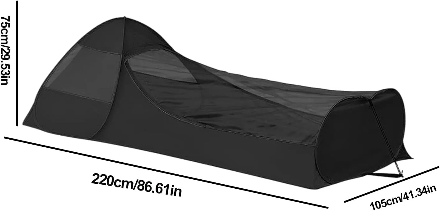 Single Person Pop Up Tent - Lightweight Camping Tent, Easy Setup Backpacking | Portable Outdoor Shelter, Waterproof Travel Hiking, Compact Camping Gear, Instant Setup for Backpackers