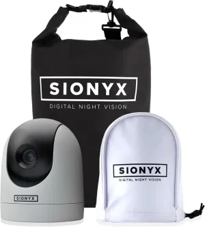 SiOnyx Nightwave Camera, Waterproof Dry Bag, Vinyl Cover, White