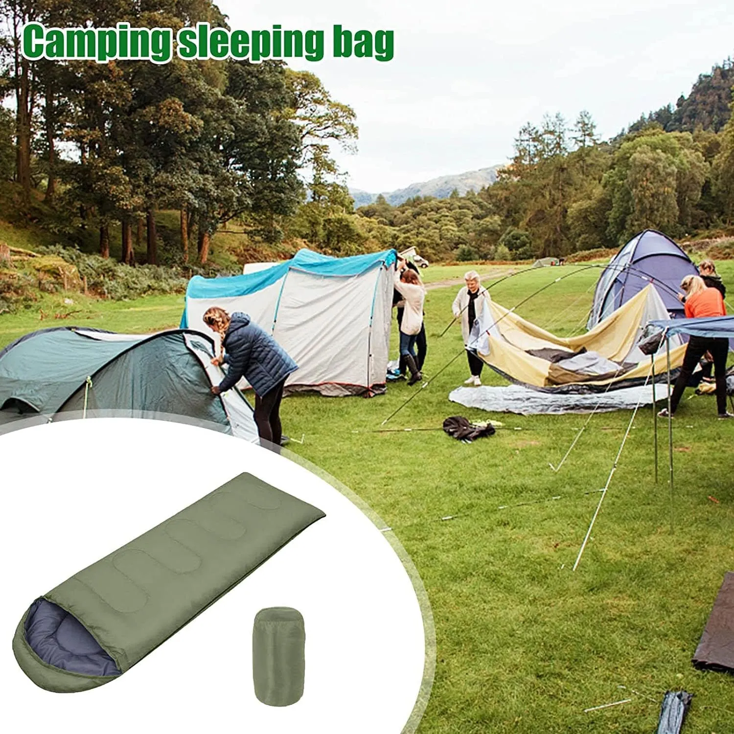Sleeping Bag for Adults Degree Cold Weather Sleeping Bags in 4 Seasons Lightweight and Warm Mummy Sleeping Bag for Camping Backpacking and Hiking