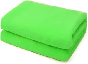 Sleeping Bag Ultra-Light Polar Fleece Sleeping Bag for Outdoor Camping Tent Bed Use,Travel Warm Sleeping Bag Liner Lightweight(Doblue Velvet Green)