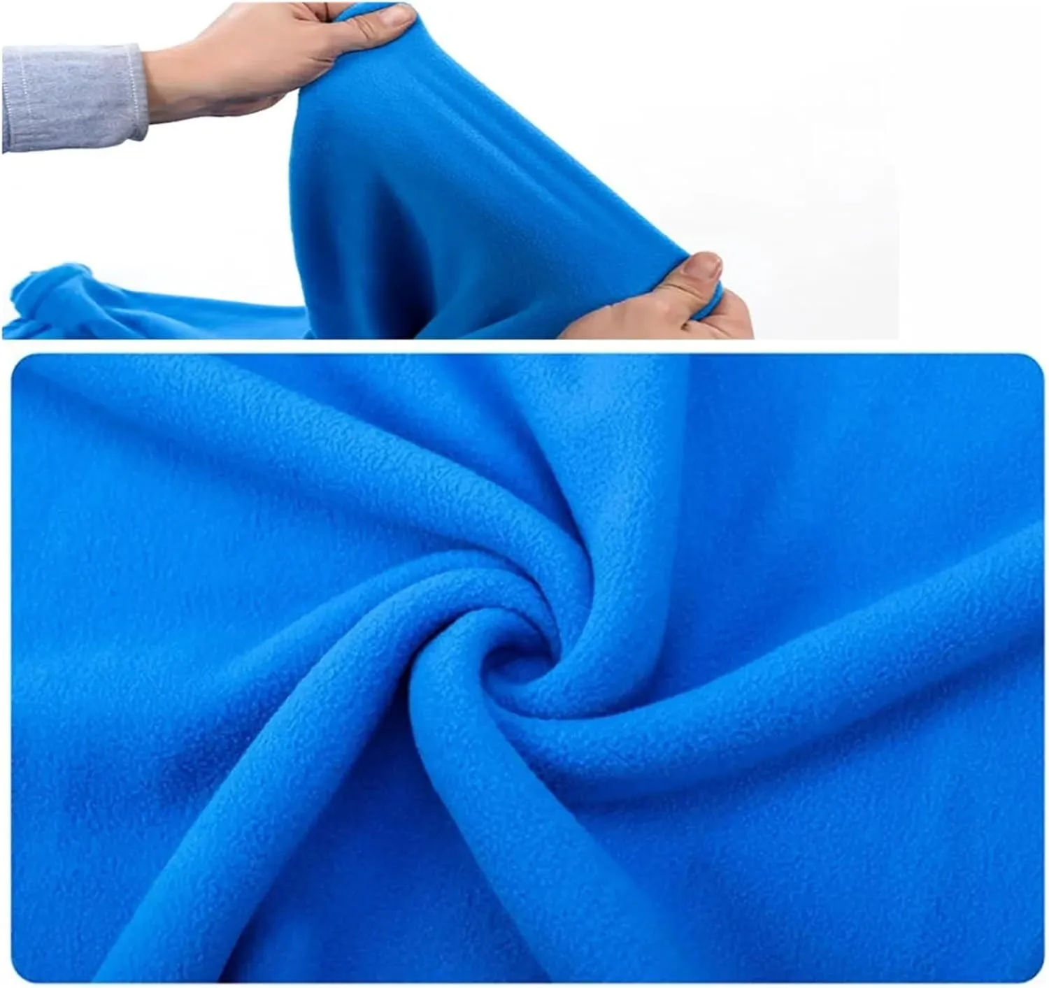 Sleeping Bag Ultra-Light Polar Fleece Sleeping Bag for Outdoor Camping Tent Bed Use,Travel Warm Sleeping Bag Liner Lightweight(Doblue Velvet Green)