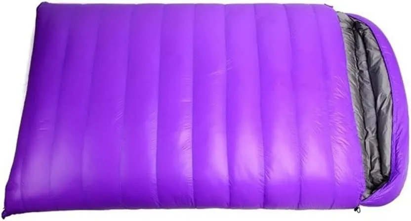 Sleeping Bag Ultralight Camping Double Sleeping Bag Winter Autumn Envelope Duck Down Double Sleeping Bag with 2colors