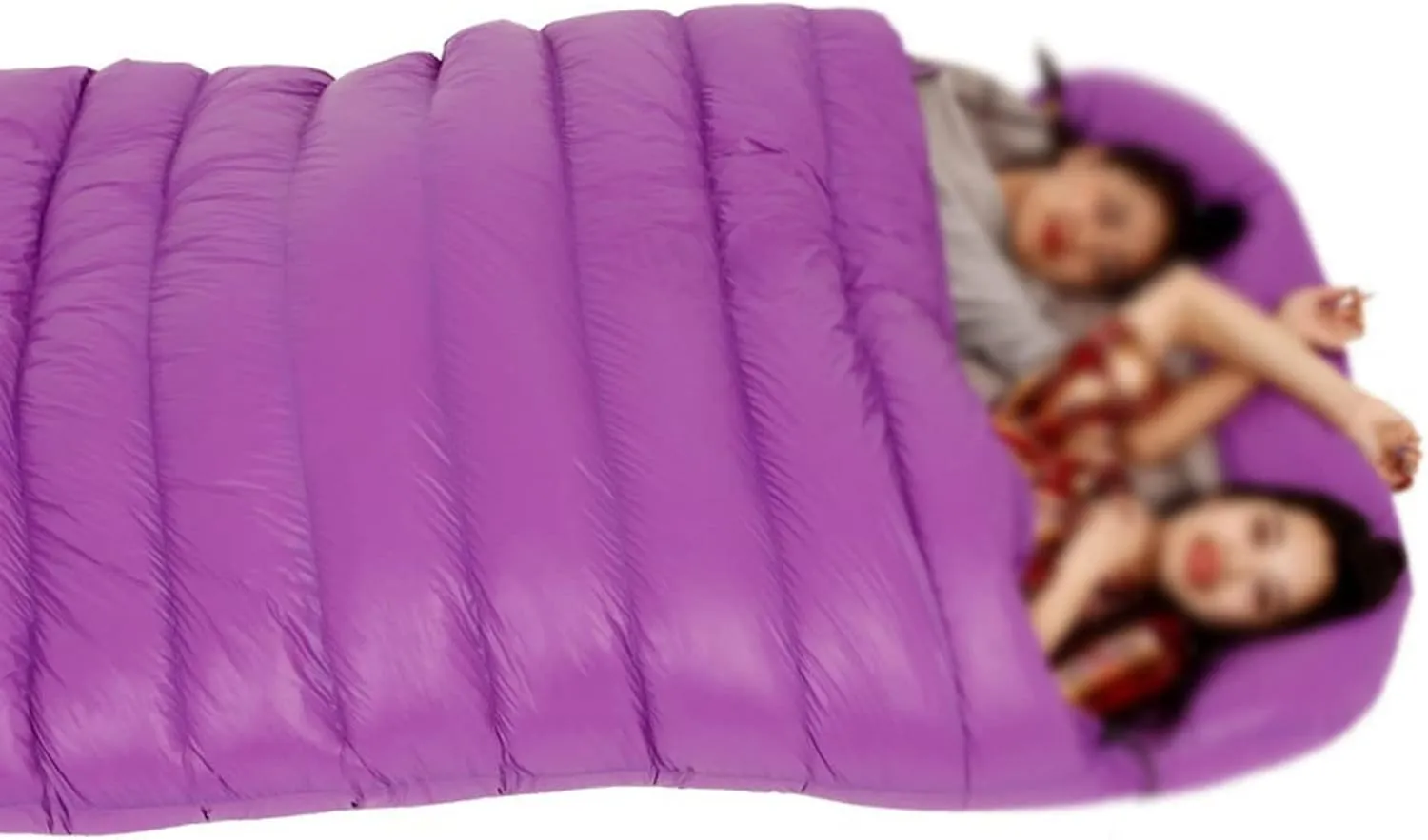 Sleeping Bag Ultralight Camping Double Sleeping Bag Winter Autumn Envelope Duck Down Double Sleeping Bag with 2colors