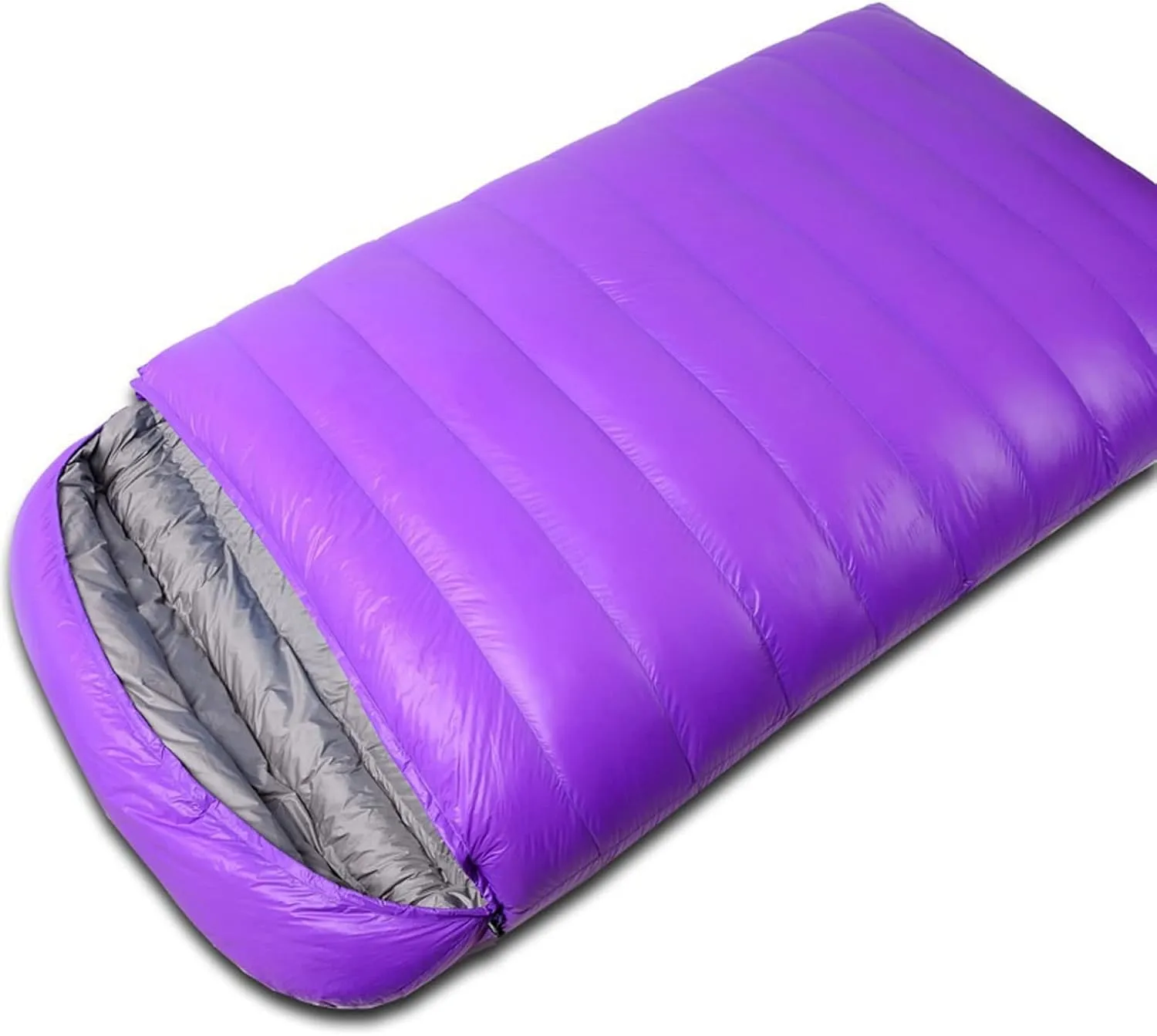 Sleeping Bag Ultralight Camping Double Sleeping Bag Winter Autumn Envelope Duck Down Double Sleeping Bag with 2colors