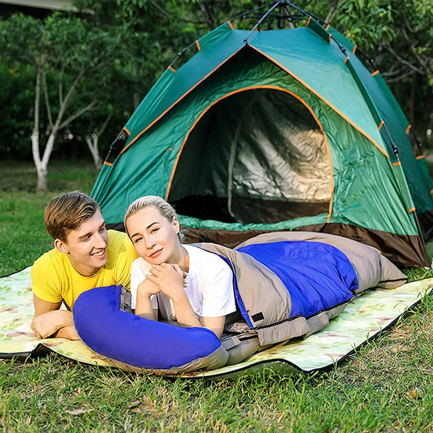 Sleeping Bags for Adults - Comfortable 3 Season Sleeping Bag Thickened Winter Sleeping Bag for Children Camping Hiking Outdoor