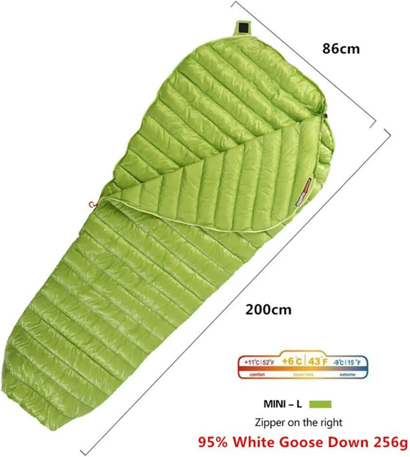 Sleeping Bags Outdoor Camping Ultra-Light Mummy Sleeping Bag Three Seasons Down Sleeping Bag Outdoor Lazy Bag