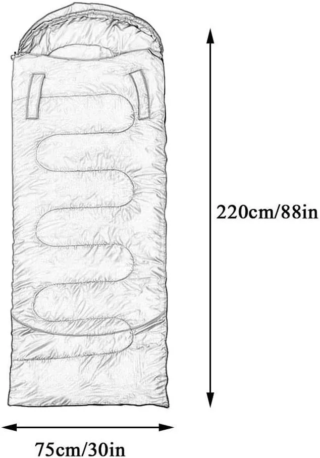 Sleeping Bags, Waterproof Camping Sleeping Bag, Adults and Kids Camping Gear Equipment for Indoor and Outdoor Hiking, Traveling,220x75cm