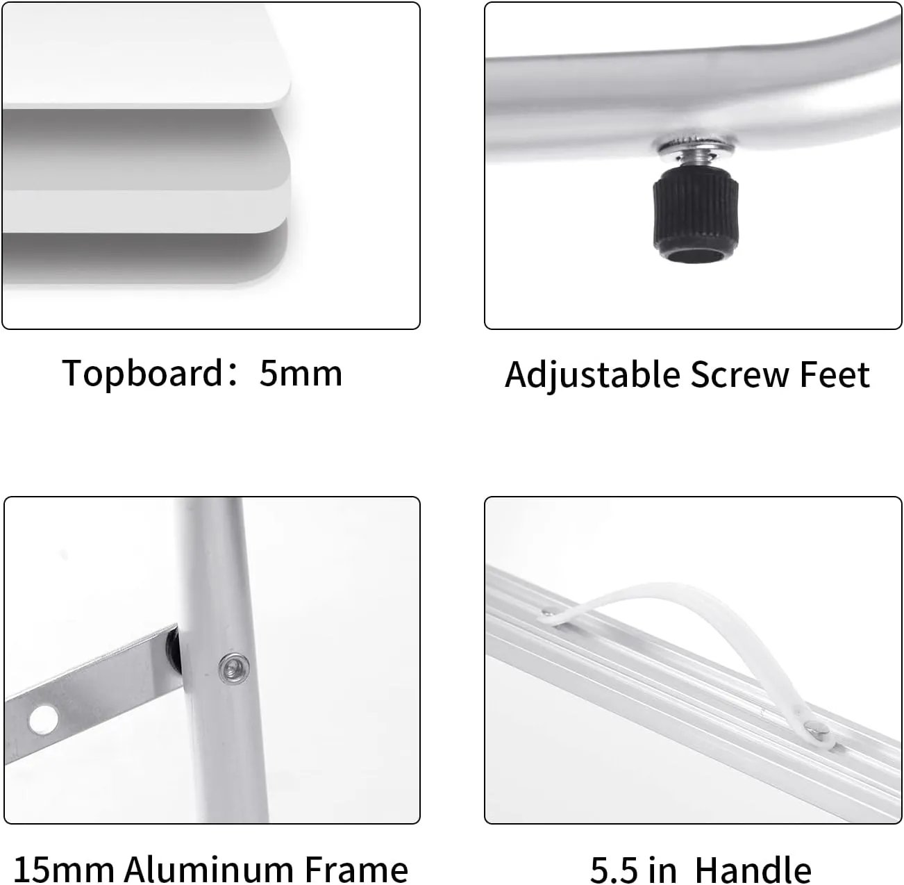 Small Camping Table 3FT Folding Picnic Table Foldable Low Camp Table Portable Short Aluminum Outdoor Floor Short Beach BBQ White 35.2×15.7 inch