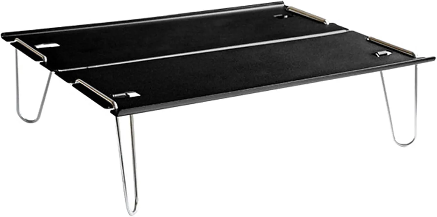 Small Folding Table Ultra Compact Camping Table for Backpacking Hiking Picnic Beach