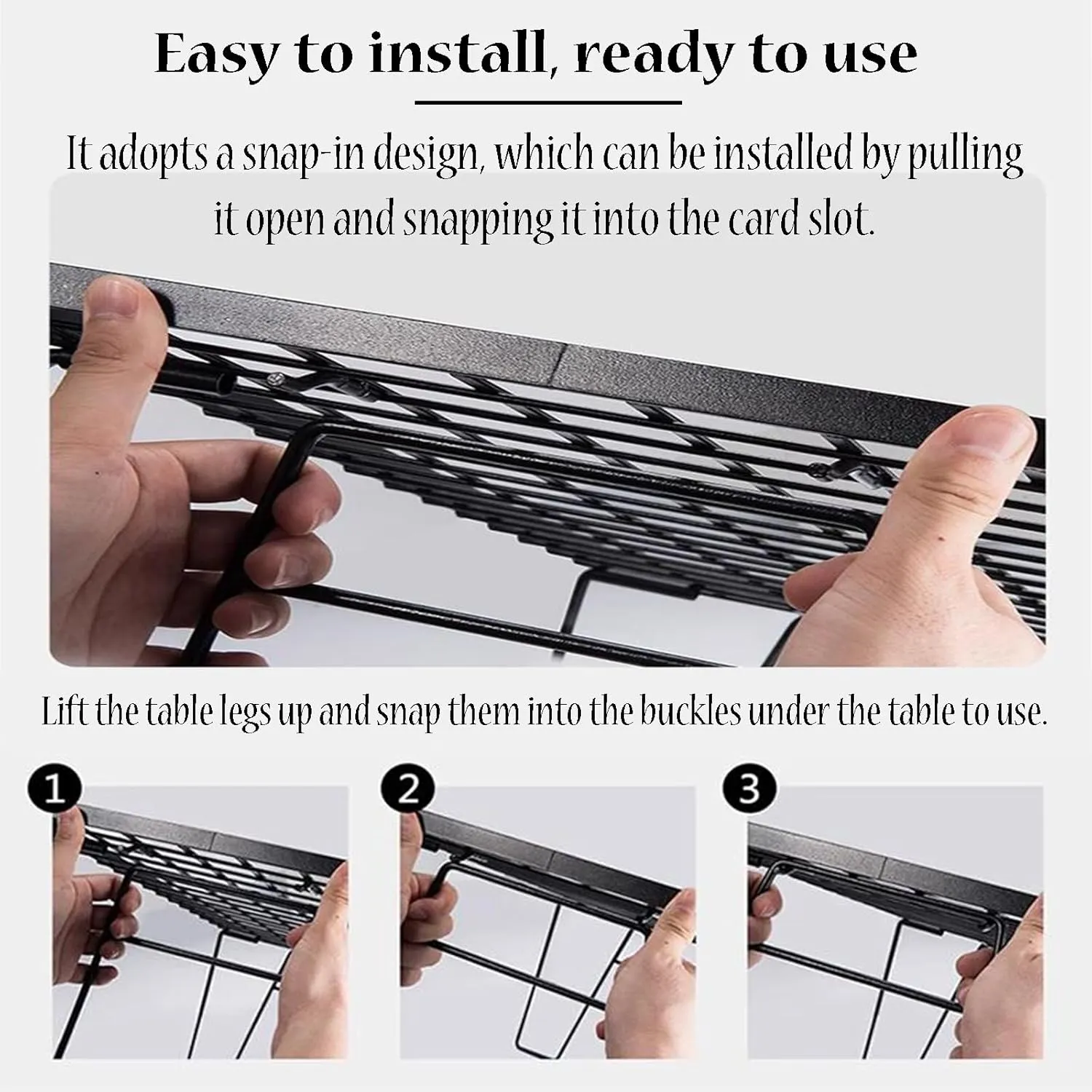 SOBOUR Double Layer Camping Table Aluminum Alloy Picnic Table Grid   Aluminum Plate Camping Table Outdoor Storage Rack for Camp