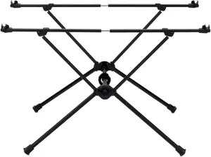 SOBOUR Lightweight Camping Table Cloth Roll-Up Picnic Tables Aluminum Frame Foldable Camping Table Easy to Assembly for Outdoor, Black-a