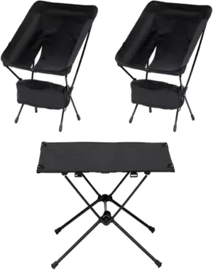SOBOUR Lightweight Camping Table Cloth Roll-Up Picnic Tables Aluminum Frame Foldable Camping Table Easy to Assembly for Outdoor, Black-c