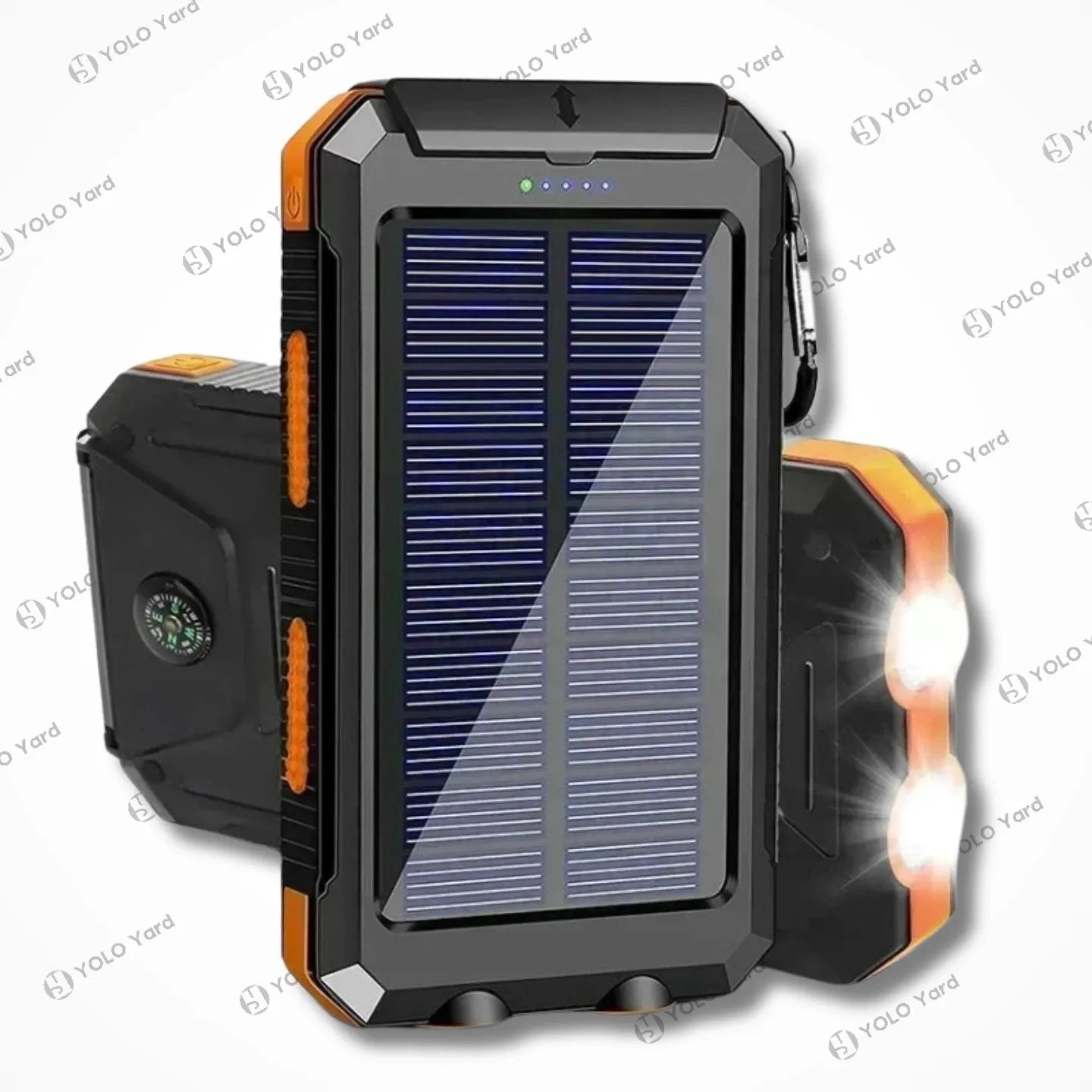 Solar Charger Power Bank | High-Capacity 20000mAh 2-USB 3.0 USB-C