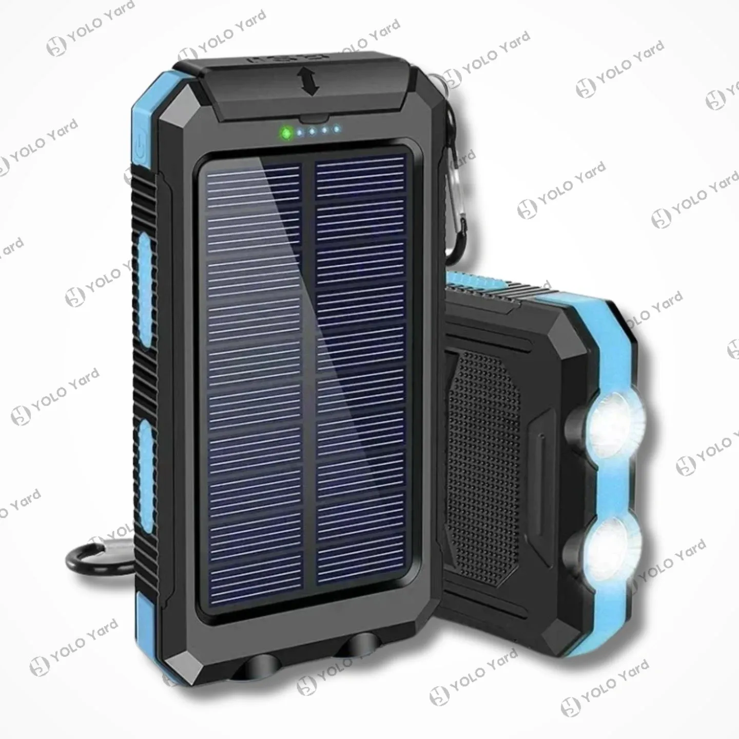 Solar Charger Power Bank | High-Capacity 20000mAh 2-USB 3.0 USB-C