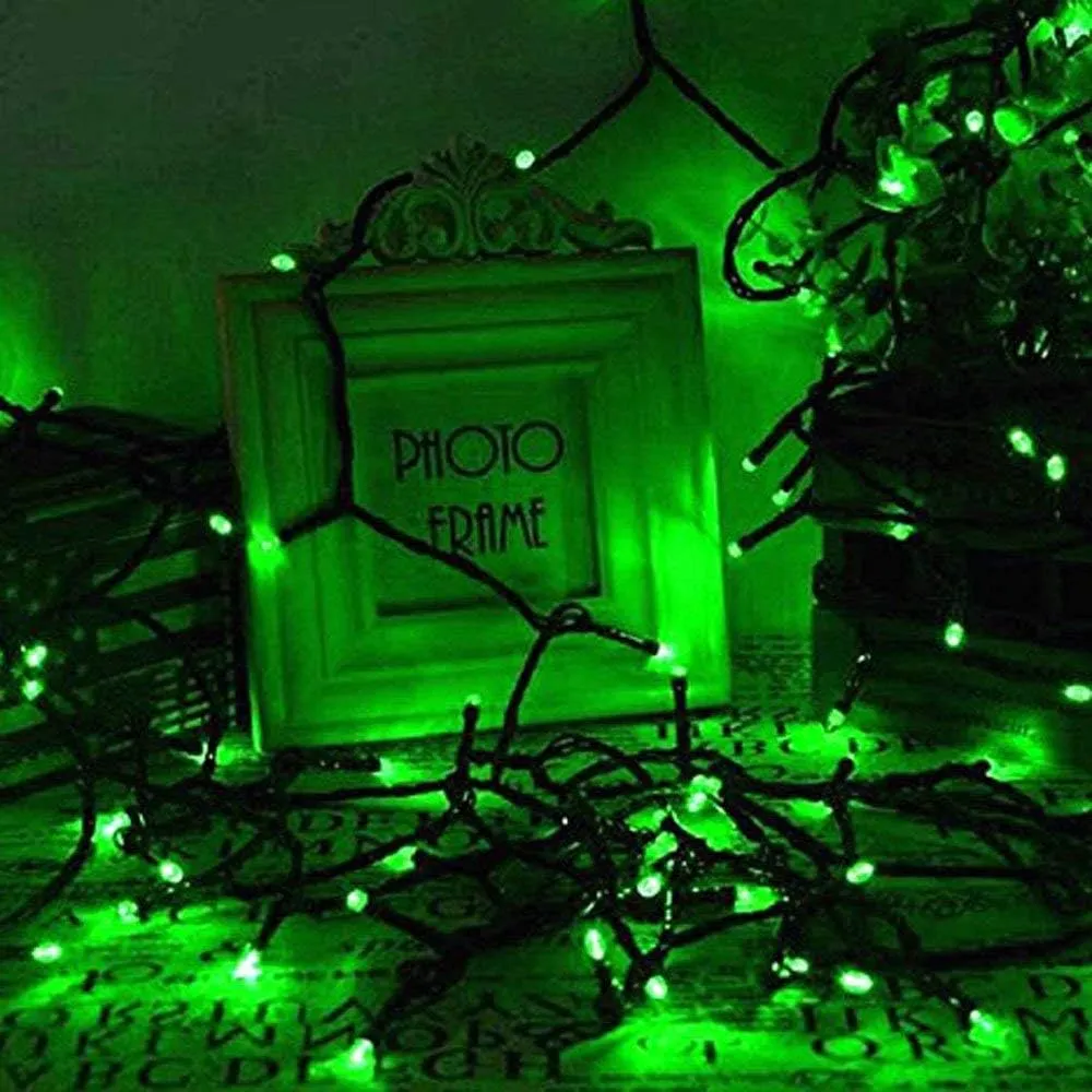 Solar Christmas Light String, 5m 20LED Outdoor Light String 8 Modes Waterproof Solar String Lights for Trees Patio Fence Party Christmas Decor (Green)