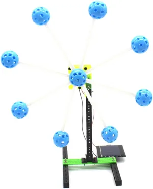 Solar Power Ferris Wheel Toy Kit Educational Model for Boys and Girls Imagination Hands Skills for Parent-boy Girl Interaction Intellectual Development
