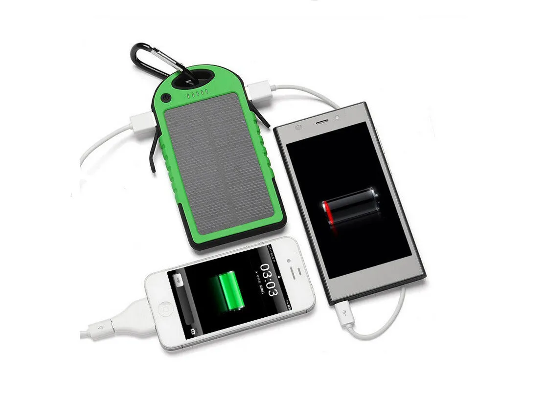 Solar-Powered 10000mAh Fast Charge Power Bank