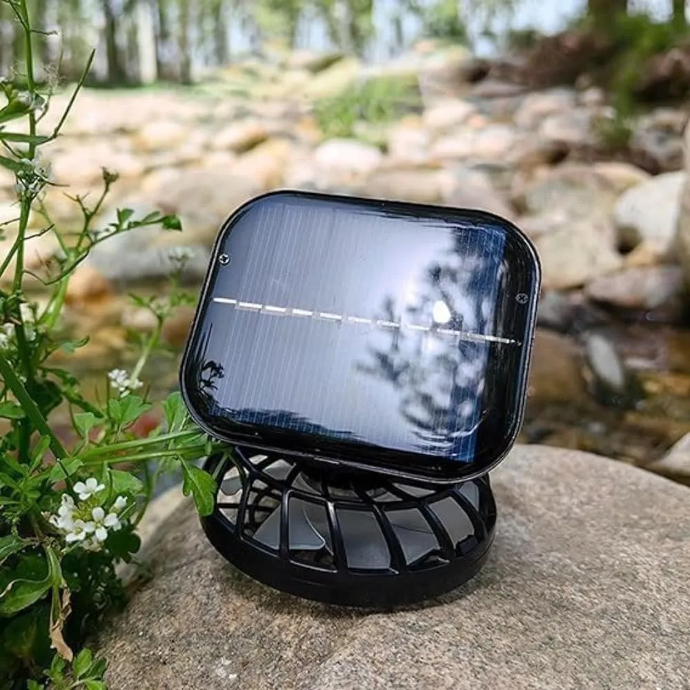 Solar Powered Fan Hat, Wide Brim Sun Protection Cap with Dual Charging, USB and Solar
