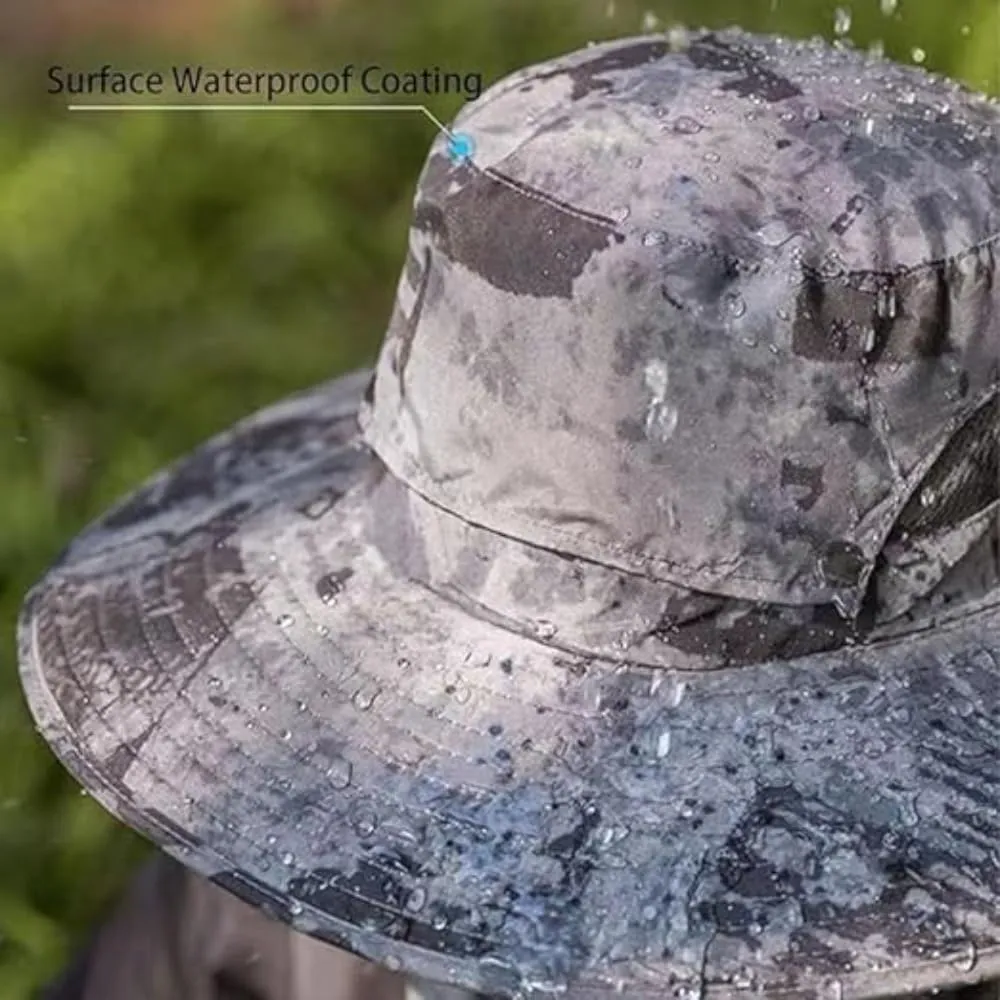 Solar Powered Fan Hat with 2 Removable Fans Wide Brim Sun Hat for Outdoor Fishing, Hiking Gardening, USB Solar Charging