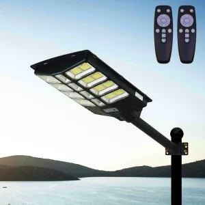 Solar Street Light Large Commercial - Outdoor Heavy Duty Big Bright Waterproof high Powered 4000w