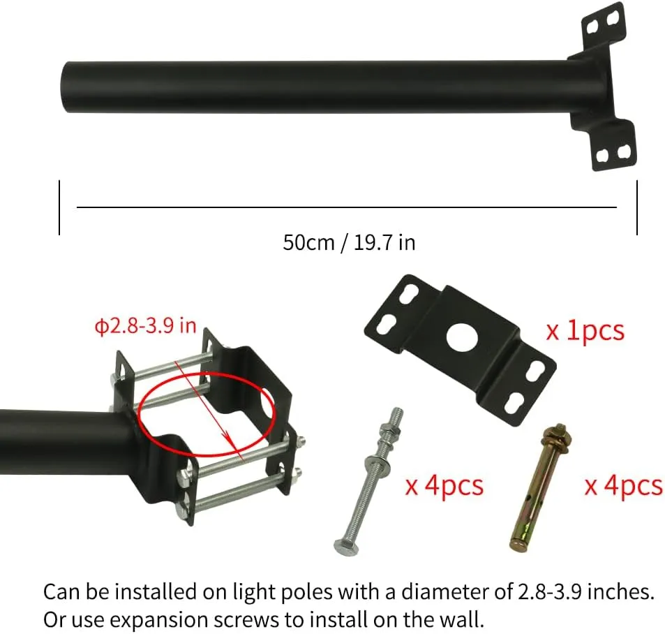 Solar Street Light Large Commercial - Outdoor Heavy Duty Big Bright Waterproof high Powered 4000w