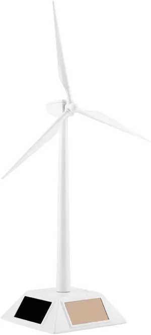 Solar Wind Toy Solar Powered Wind Mill ABS Plastic Mini Wind Turbines Home Decor Toy