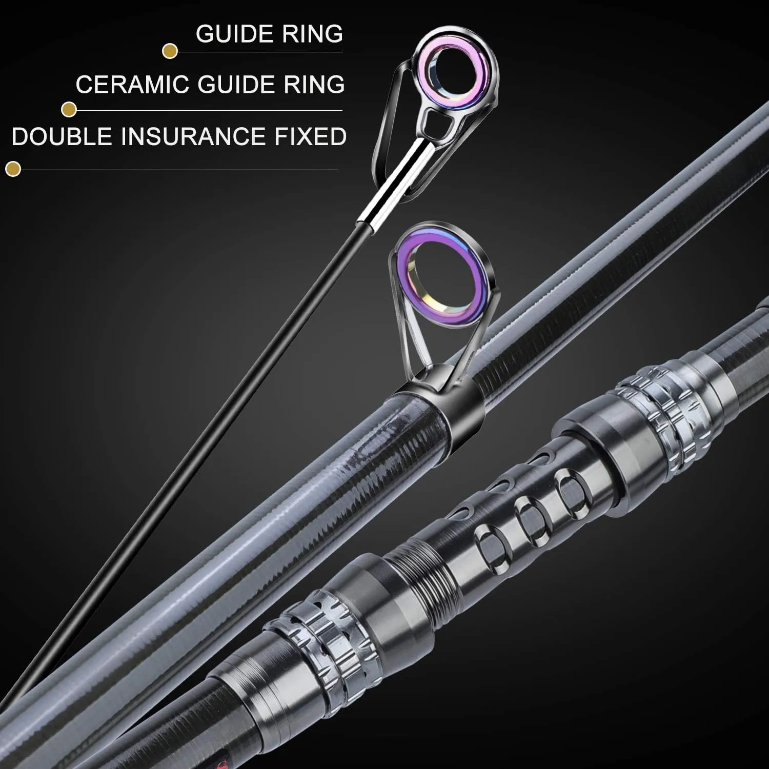Sougayilang Telescopic Fishing Rod Reel Combos with Carbon Fiber Fishing Pole Spinning Reels and Fishing Accessories