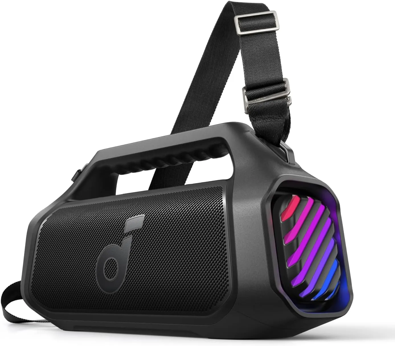 soundcore Boom 2 Plus By Anker, Outdoor Speaker, 140W, 2 2 Channel, BassUp 2.0, 20H Playtime, Fast Charge, IPX7 Waterproof, RGB Lights, Power Bank, Bluetooth 5.3, Portable for Outdoors, Camping, Beach