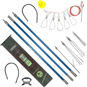 Spearfishing Pole Hawaiian Sling Fishing Spear Set Fiberglass Pole Spear Harpoon Spearfishing Gear