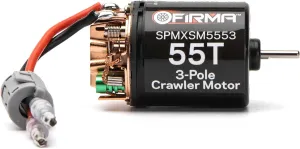 Spektrum Firma 55T Rebuildable 3-Pole Brushed Crawler Motor, SPMXSM5553