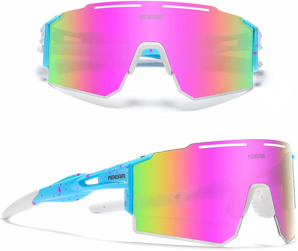 Sports Polarized Sunglasses for Men and Women, Youth Kids Baseball Softball Sunglasses for Cycling, Running