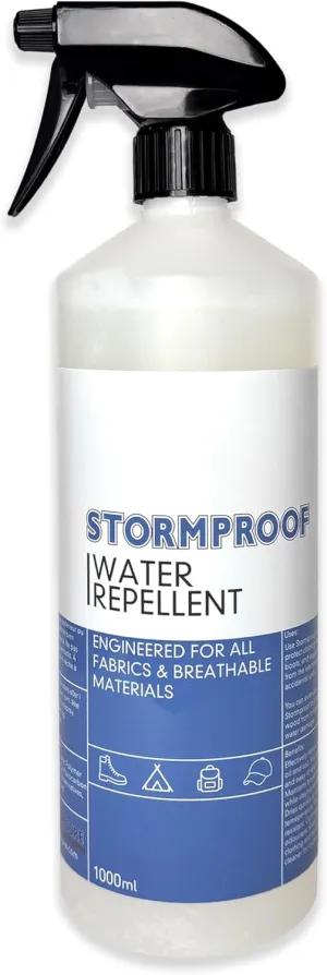 Stormsure Waterproofer Spray-On Re-Proofer - Breathable Premium Water Repellent - Repels Water, Oil, Soil - Protects outdoor clothing, footwear, fabrics, camping gear