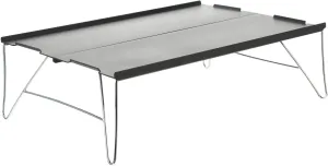 Sturdy Aluminum Folding Table Outdoor Camping Side Table Easy to Carry and Set up for BBQ