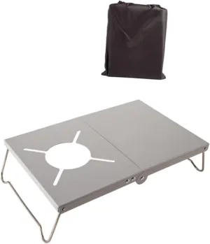 Sturdy Stove Bracket for Portable Table Foldable Picnic Desk Compact for