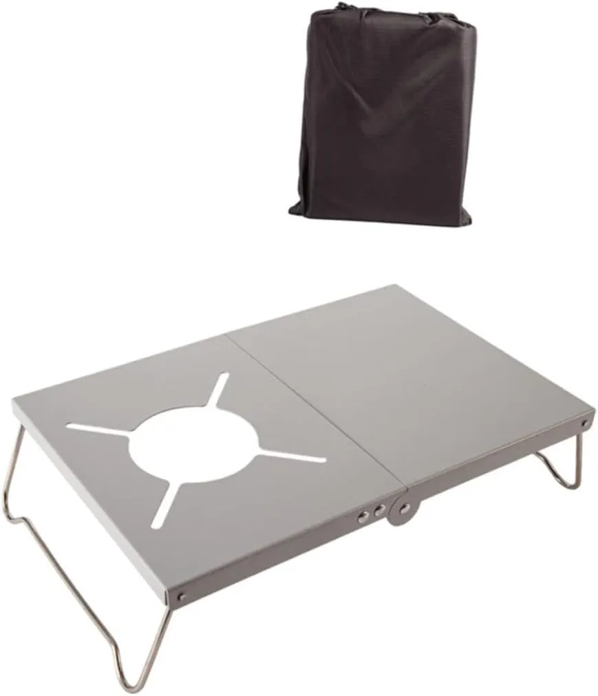 Sturdy Stove Bracket for Portable Table Foldable Picnic Desk Compact for