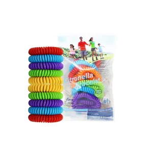 Stylish DEET-Free, Long-lasting Natural, for Durable Bracelet 3 Adventures Protection EVA Repellent Premium finish - Outdoor Bags Mosquito