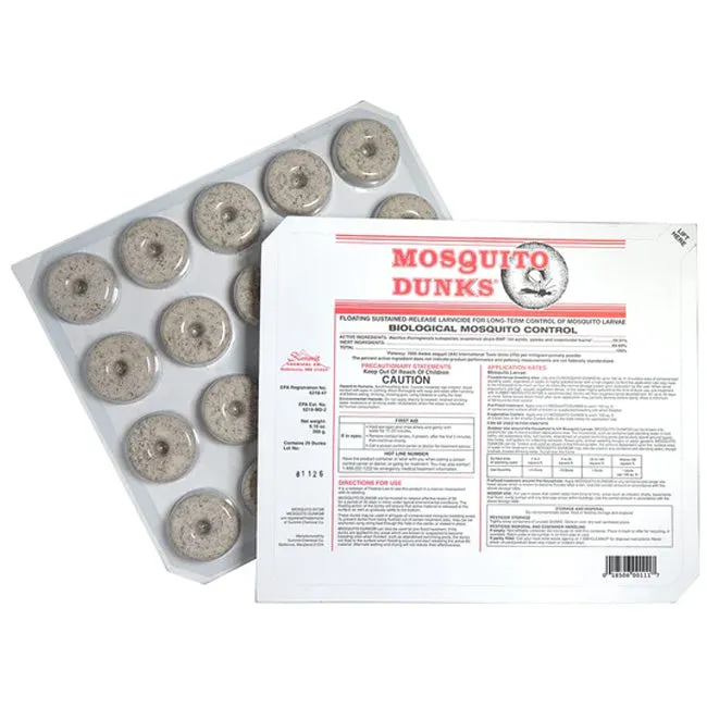 Summit 20 Count Slow Release Mosquito Dunks, Pack of 2