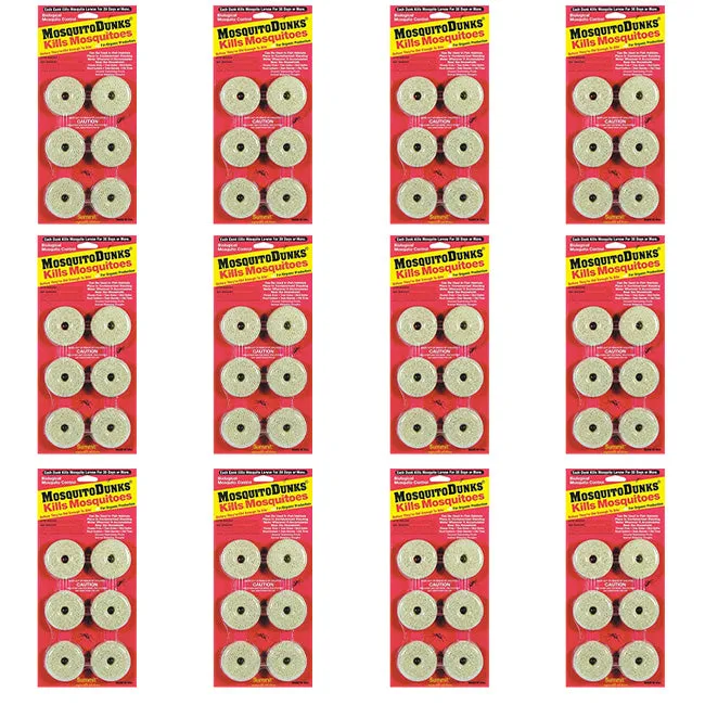 Summit 6 Count Slow Release Mosquito Dunks®, Case Pack of 12