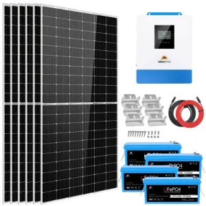 Sungold Power SOLAR SYSTEM 5000W 48V 120V OUTPUT 10.24KWH LITHIUM BATTERY 2700 WATT SOLAR PANEL SGK-5PRO