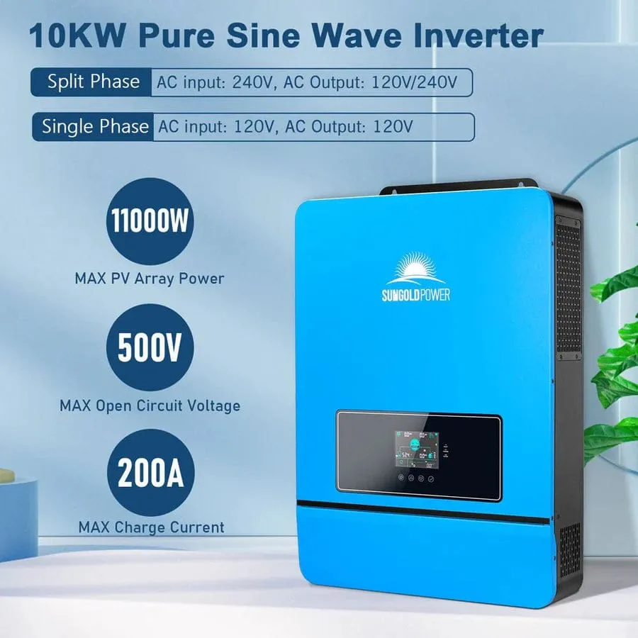 SunGoldPower SGR-20K30E | 20KW Off Grid Solar Kit |48VDC | 120V/240V