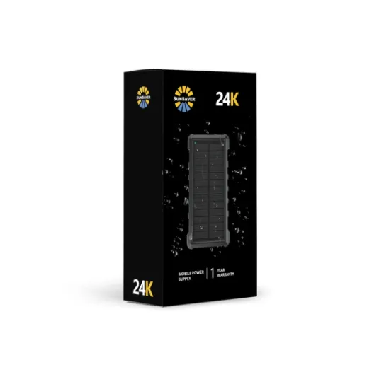SunSaver 24K, 24,000mAh Solar Power Bank