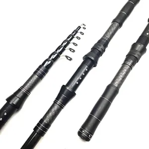 Super Hard Carbon Spinning Fihsing Rod Carp Feeder Telescopic Rod 1.8-3m Short Travel Pole Boat Rock Stick Pike Trout Bass Rod
