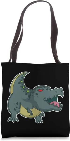 T Rex Screams in the Primeval Times Tote Bag