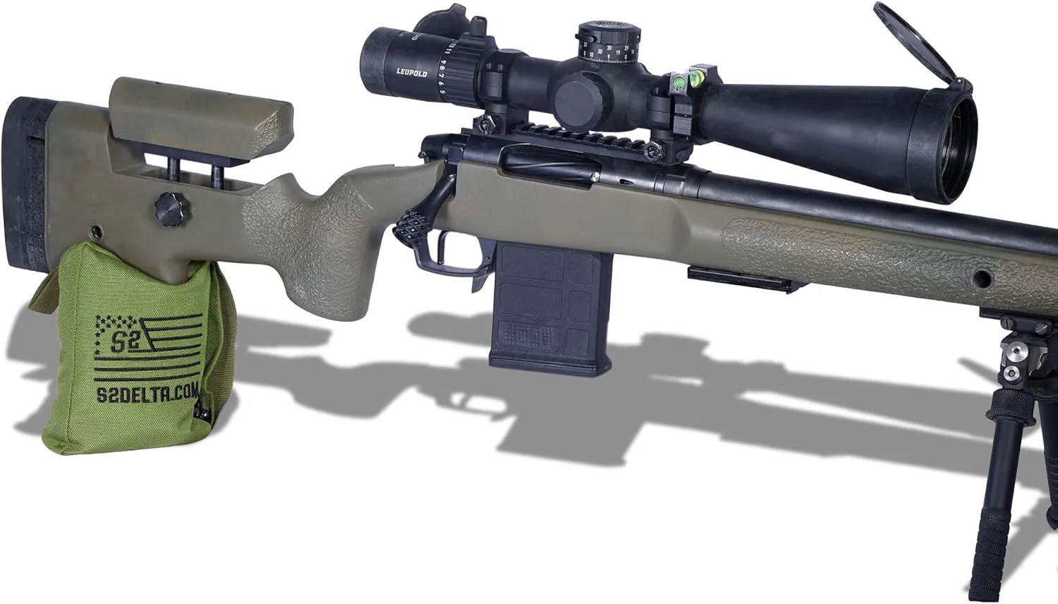 Tactical Rear Squeeze Bag, Shooting Rest, Rifle Rest, Long Range Shooting Rest, PRS Precision, Medium Barricade Bag, S2Delta
