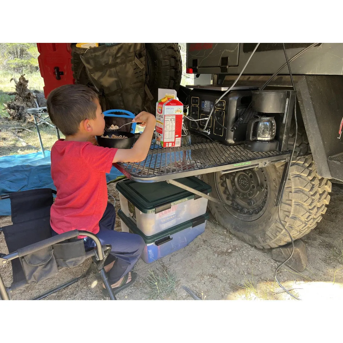 TailGater Tire Table - Aluminum