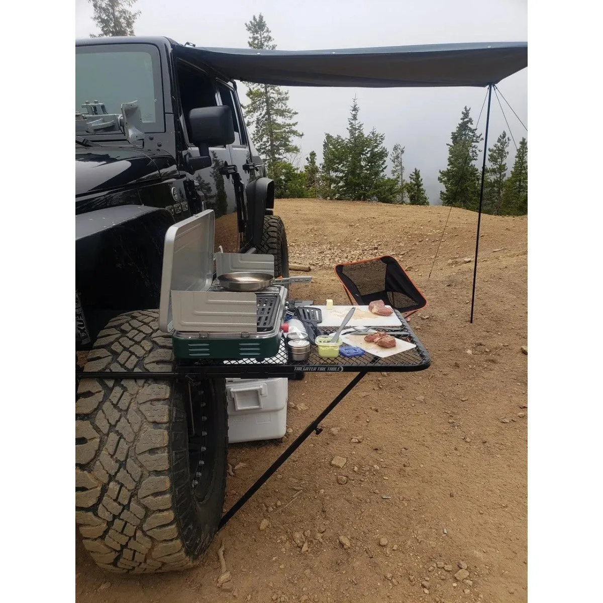 TailGater Tire Table - Aluminum