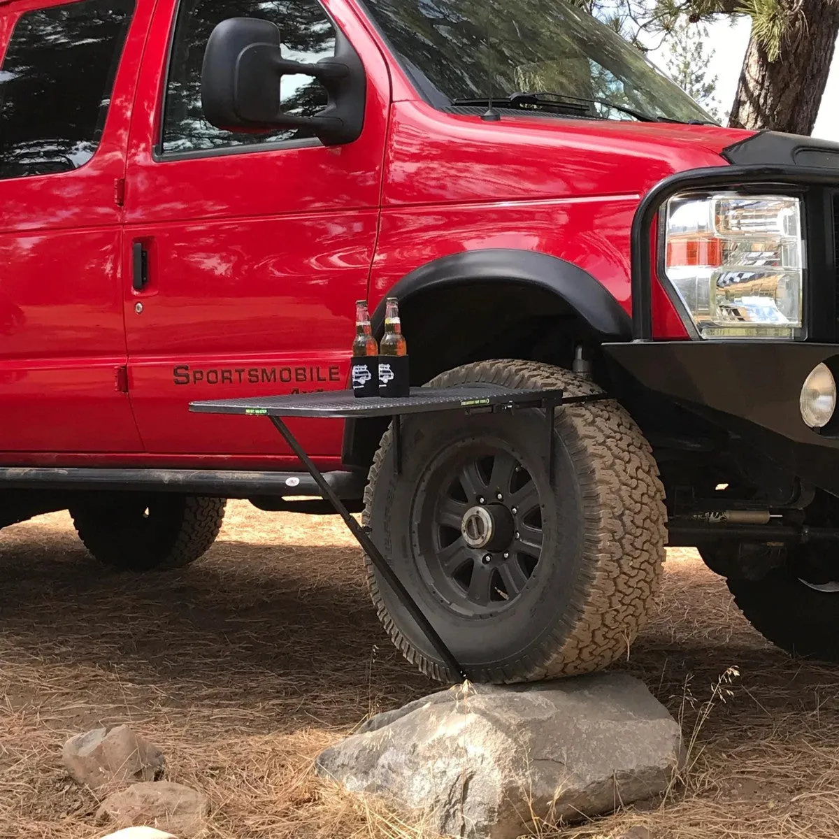 TailGater Tire Table - Aluminum